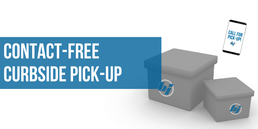 Now Offering Curbside Pickup!